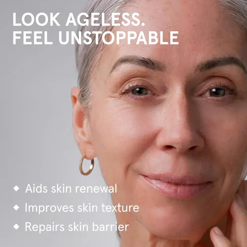 Vista 5 de iRestore Suero de retinol para cara, 1% retinol con péptidos y ácido hialurónico, suero nocturno antienvejecimiento para pieles sensibles, sin