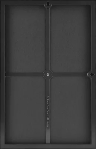 Vista 5 de MCS Portarretratos de formato de 11 x 17 pulgadas, color negro, vertical y horizontal, para colgar en la pared, marco grande para fotos e