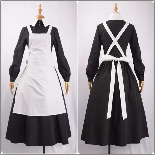 Vista 2 de Cos-Love The Promised Neverland Isabella Disfraz de cosplay Grace Field Maid Uniforme para mujer