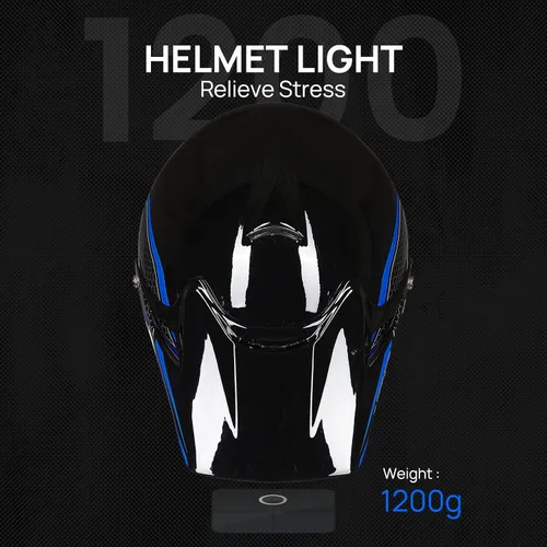 Vista 6 de ILM - Casco para niños o jóvenes para motocross o cuatrimoto o calle, de cara completa, para moto, incluye lentes y guantes, aprobado por el DOT
