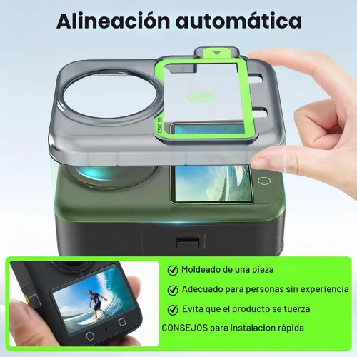 Vista 3 de CYNOVA Osmo 360 - Protector de pantalla para DJI Osmo 360
