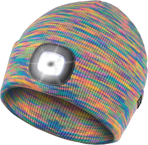 Vista 71 de Etsfmoa Gorro unisex con la luz, regalos para hombres, papá, padre, gorras recargables por USB