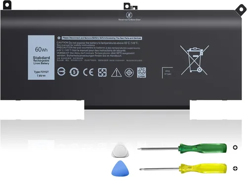 Vista 8 de WDX0R - Batería para portátil compatible con Dell Inspiron 13, 14, 15, 7000, 5000, Series 5379, 5567, 5570, 5579, 7378, 7573, 7579, Latitude 3500