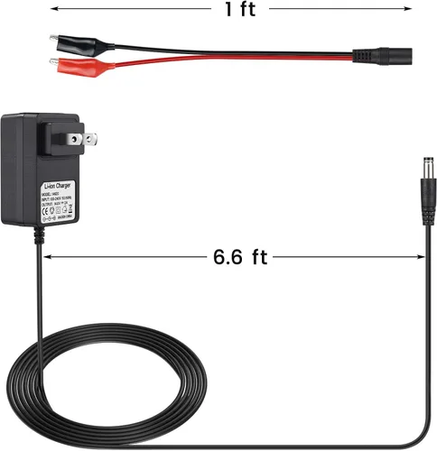 Vista 8 de Cargador de batería LiFePO4 de 14.6V 2A para paquete de fosfato de hierro