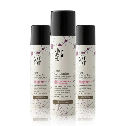 Vista 38 de Style Edit - Corrector de raíces, cubre instantáneamente canas y raíces, calidad de salón de belleza profesional