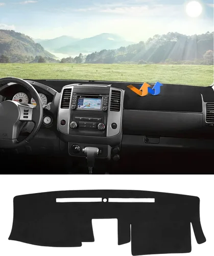 Vista 20 de Autorder - Tapete para cubierta de tablero de instrumentos para camioneta Ford F100/F150/F250/F350/Bronco Pickup Truck, 1973-1977 1978 1979