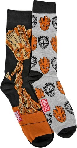 Vista 3 de Guardians of Galaxy Groot - Paquete de 2 pares de calcetines