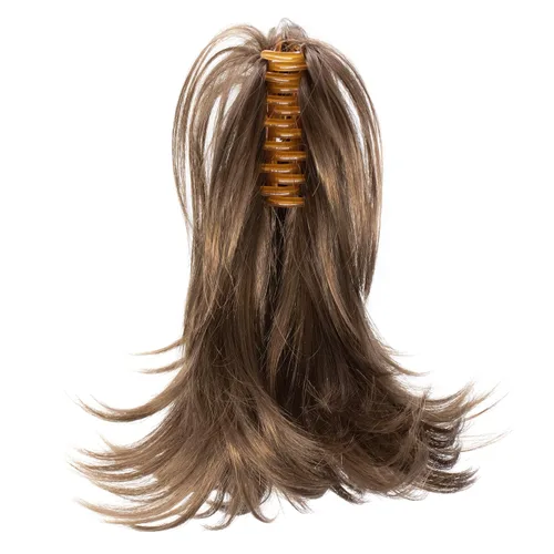 Vista 3 de Extensión de cabello ajustable, cola de caballo desarreglada, 12 pulgadas con pinzas, de Onedor, 10#