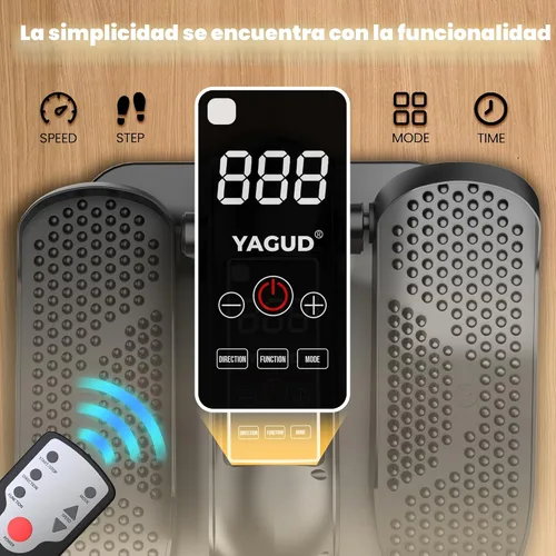 Vista 5 de Yagud Máquina Elíptica Bajo el Escritorio, Ejercitador de Piernas Elíptico Como se Ve en la TV para Personas Mayores con Control Remoto, Pedal