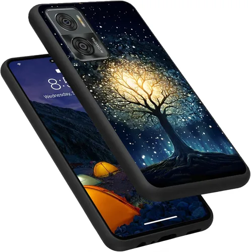 Vista 264 de Funda para Motorola Moto G Play 4G 2024, delgada y ligera, de silicona de TPU suave, color negro, ultrafina, para Motorola Moto G Play 4G 2024, Art
