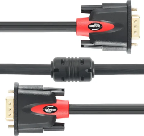 Vista 7 de Cable VGA a VGA HD15 para monitor con ferritas macho a macho-25 pies