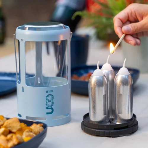 Vista 9 de Velas blancas de 9 horas para linternas de velas UCO, velas de larga duración para actividades al aire libre, camping, suministros de preparación