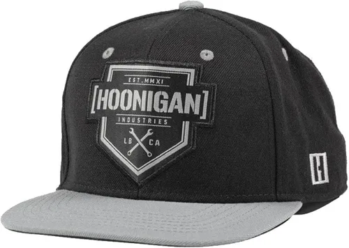 Vista 2 de Hoonigan Bracket X Snapback Hat Adjustable Snap Back Cap for Gear Heads - Official Merchandise