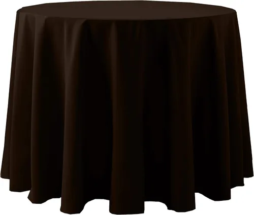 Vista 25 de Ultimate Textile Cotton-Feel - Mantel redondo de 90 pulgadas para comedor, color berenjena, color morado