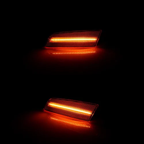Vista 5 de Luz LED Ámbar Lente Ámbar Marca Lateral de Parachoques Delantero Lámpara de Guardabarros Compatible con Mazda 6 2009 2010 2011 2012 2013