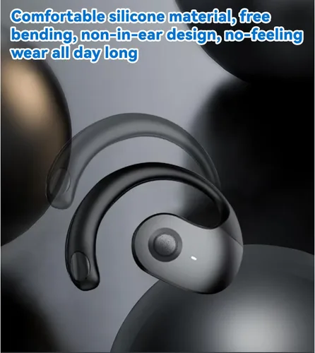 Vista 4 de Traductor de idiomas Auriculares, Audífonos Traductores en Tiempo Real, Soporte 75 Idiomas Auricular Inalámbrico Bluetooth (Beige)
