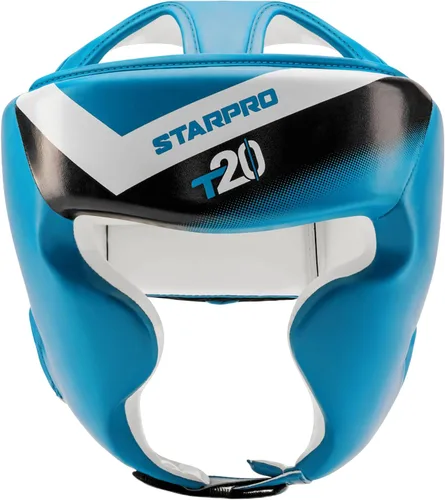 Vista 7 de Starpro Protector de cabeza de boxeo – piel sintética – Muay Thai Kickboxing Training Protection and Fighting Headgear – Varios tamaños