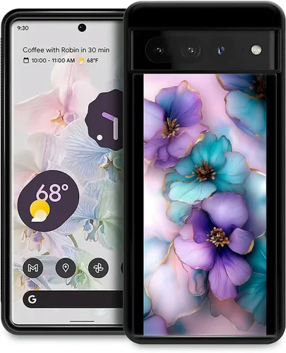Vista 12 de Compatible con Google Pixel 4A 5G Mobile Case Creative Acrylic Back Panel Silicona Edge Case Slim Protección Especialmente para Google Pixel 4A 5G