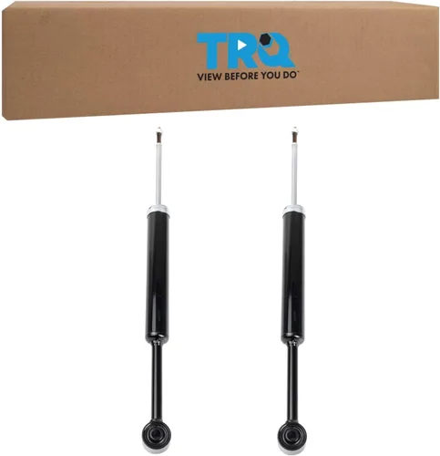Vista 168 de TRQ Juego de amortiguadores traseros compatible con Chevrolet Express 1500 2003-2014, Express 3500 2006-2022, GMC Savana 1500, Savana 3500