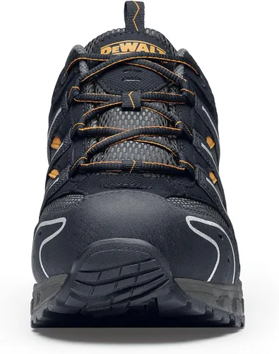 Vista 2 de DEWALT Shoes for Crews Torque, Men's Steel Toe (ST) Low or Mid Cut Slip Resistant Work Shoes, Water Resistant, Black