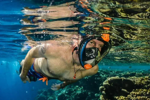 Vista 3 de OCEAN REEF - Máscara de buceo de cara completa con correa de silicona