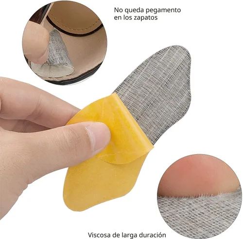 Vista 3 de Almohadillas antideslizantes forros cojines insertables para zapatos sueltos, almohadillas ajustadas para zapatos demasiado grandes para hombres