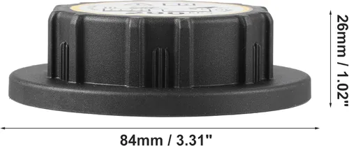 Vista 6 de ACROPIX Tapa de depósito de refrigerante a presión de radiador para Land Rover Discovery 5 Supercharged Gasolina - Paquete de 1 unidad color negro