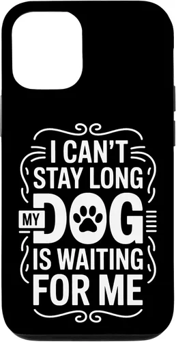 Vista 28 de I Cant Stay Long My Dog is Waiting for Me Pet Parent Case for iPhone 16