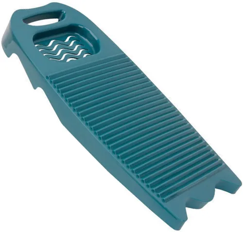 Vista 9 de Tabla de lavado de ropa de plástico, tabla de lavado de manos para el hogar con soporte para jabón, herramienta portátil para lavar las manos Azul