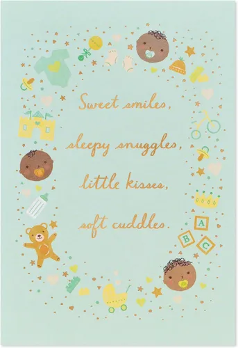 Vista 4 de Tarjeta de Baby Shower de American Greetings (Amor en camino)