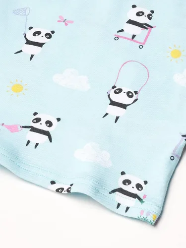 Vista 4 de The Children's Place Pijama de algodón de 4 piezas para bebés y niñas pequeñas