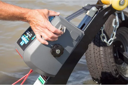 Vista 8 de Dutton-Lainson Company - StrongArm 12 Volt Electric Winch - Heavy Duty Boat Trailer Winch for Marine Use, 1,500 lb - 3,000 lb Capacity, Power inOut