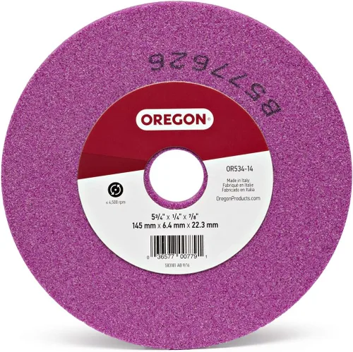 Vista 12 de Oregon OR4125-14A Muela abrasiva para cadena de sierra, 4-1/4 pulgadas por 1/4 pulgadas