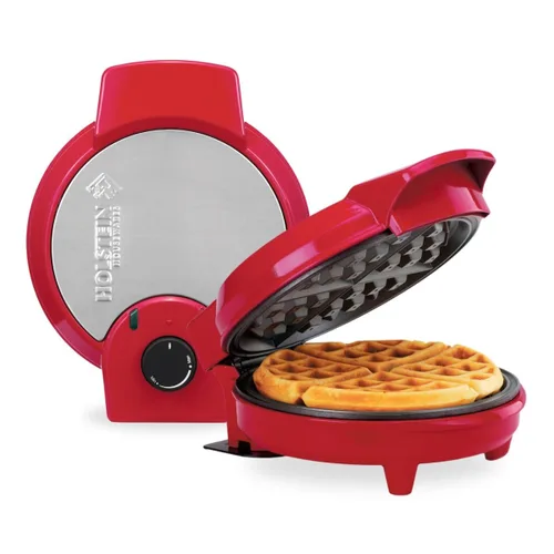 Vista 13 de Holstein Housewares - gofrera antiadherente personal, color negro – gofres de 4 pulgadas en minutos