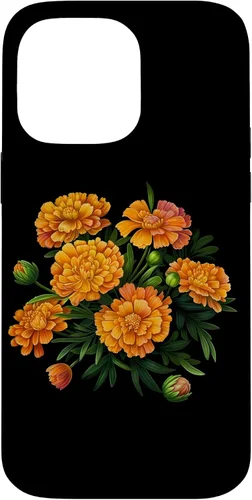 Vista 21 de Vintage Marigold Inspired Flower Case for iPhone 16