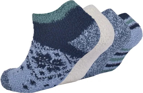 Vista 2 de Lucky Brand Paquete de 4 calcetines de corte bajo para mujer
