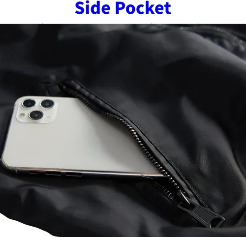 Vista 4 de TLZC Chaqueta militar impermeable para hombre