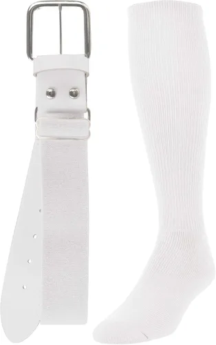 Vista 15 de TCK Combo de calcetines y cinturón de béisbol o sóftbol, tallas para jóvenes y adultos para niños y niñas, hombres y mujeres