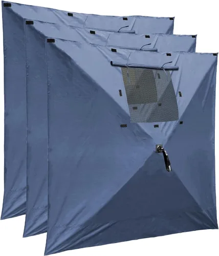 Vista 7 de CLAM Panel de Viento y Sol de Instalación Rápida para Carpa Refugio con Pantalla Escape Sport con Bolsa de Transporte, Solo Accesorio, Verde