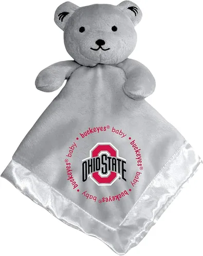 Vista 31 de Baby Fanatic Oso de seguridad gris - NCAA - Con licencia oficial Snuggle Buddy