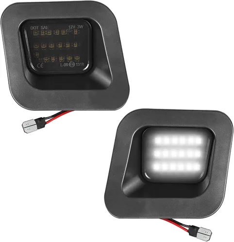 Vista 22 de LESAUCE Kit de luces LED para matrícula para Dodge Ram 1500 Pickup 1994-2001, Dodge Ram 2500/3500 1994-2002 Pickup - LED blanco de 6000 K, carcasa