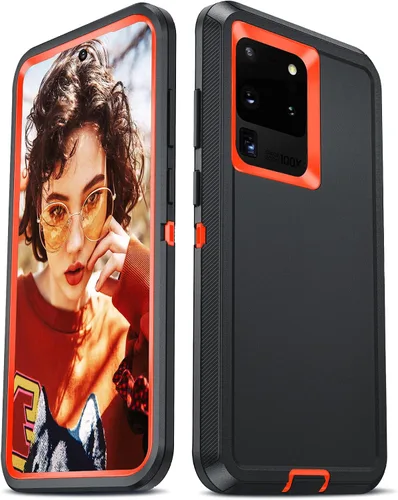 Vista 29 de LeYi Funda compatible con Galaxy S8: no compatible con S8 Plus: cubierta exterior de goma 3 en 1 de cuerpo completo a prueba de golpes, resistente