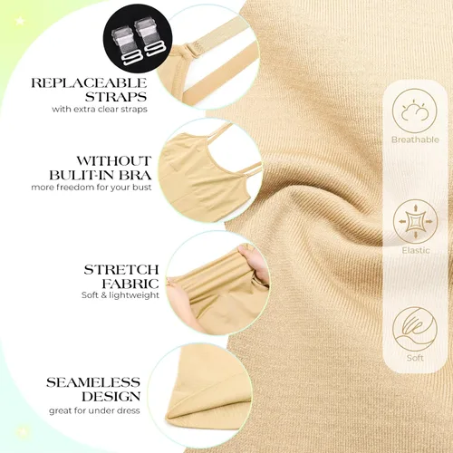 Vista 3 de Faja moldeadora para debajo de los vestidos, ropa completa, con control de abdomen, moldeador de cuerpo, sin costuras