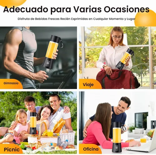 Vista 4 de 2026 Newly Upgraded Portable Smoothie Blender - Personal Travel Blender