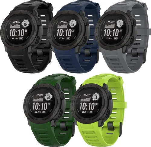 Vista 8 de Correa para Garmin Instinct 2, correa de repuesto de silicona suave para Garmin Instinct 2/Instinct 2 Solar/Instinct Tide/Instinct Tactical/Instinct