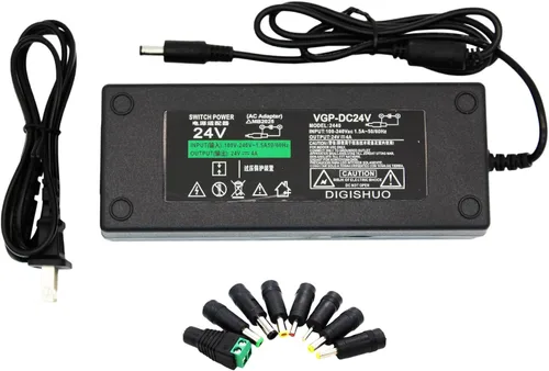 Vista 8 de Adaptador de fuente de alimentación DC 24V 1A 24W Interruptor transformador AC 110V/220V a DC 24V 1amp Convertidor de conmutación Controlador LED