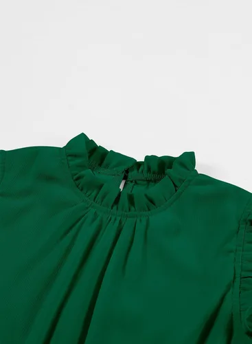 Vista 8 de blibean Vestidos elegantes con cinturón para niñas de 4 a 13 años