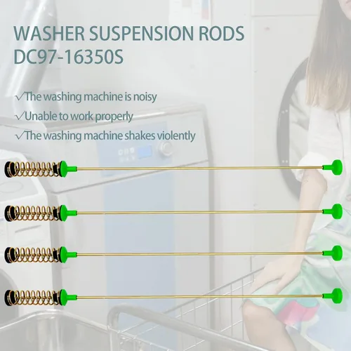 Vista 6 de 4 varillas de suspensión para arandela DC97-16350S (OEM) para reemplazar DC97-16350T DC97-16350K DC97-16350R, compatible con varillas de suspensión