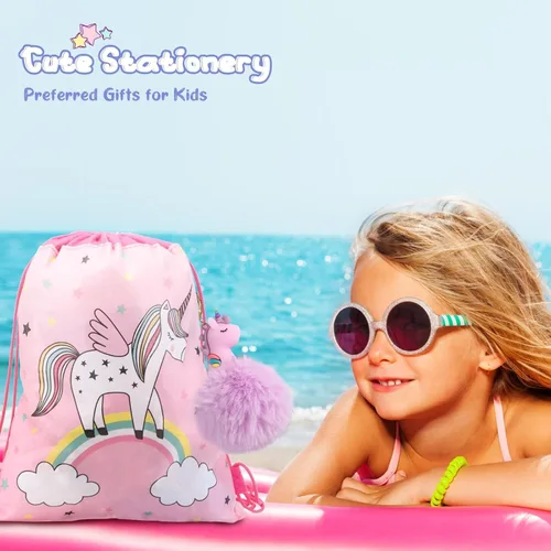 Vista 7 de homicozy Diario de unicornio para niños con cerradura y llave, diario difuso de teñido anudado para niñas de 6 años en adelante, cuaderno de tapa