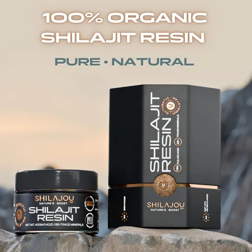 Vista 4 de Resina Shilajit orgánica para hombres y mujeres, grado oro puro del Himalaya con más de 75% de ácido fúlvico y más de 85 oligominerales, probada
